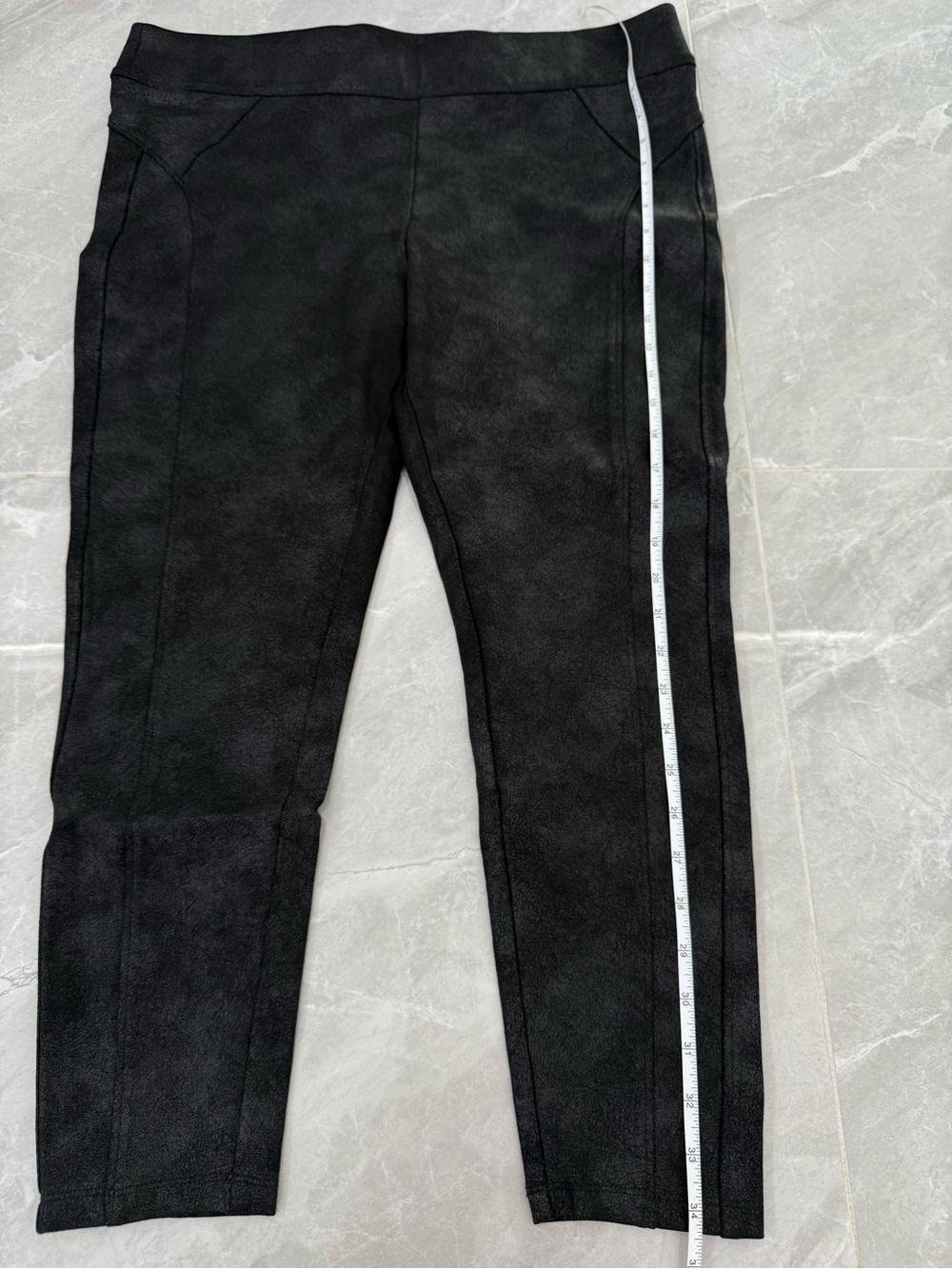 Women’s Democracy Glider Leggings Black Snake Print Edgy Gothic Grunge Emo XL - Picture 13 of 14